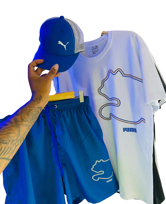 CONJUNTO PUMA 🔥 SUÉTER-GORRA-PANTALONETA