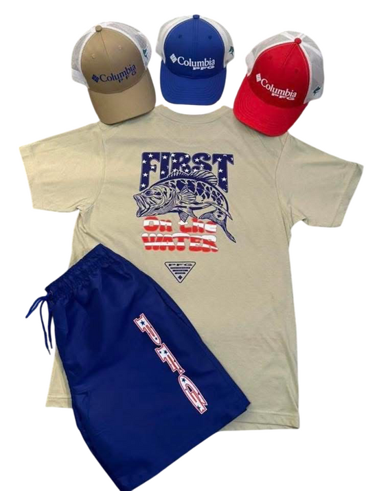 CONJUNTO COLUMBIA PFG🐠 AZUL💙 / ROJO❤️/ 🤎BEIS
