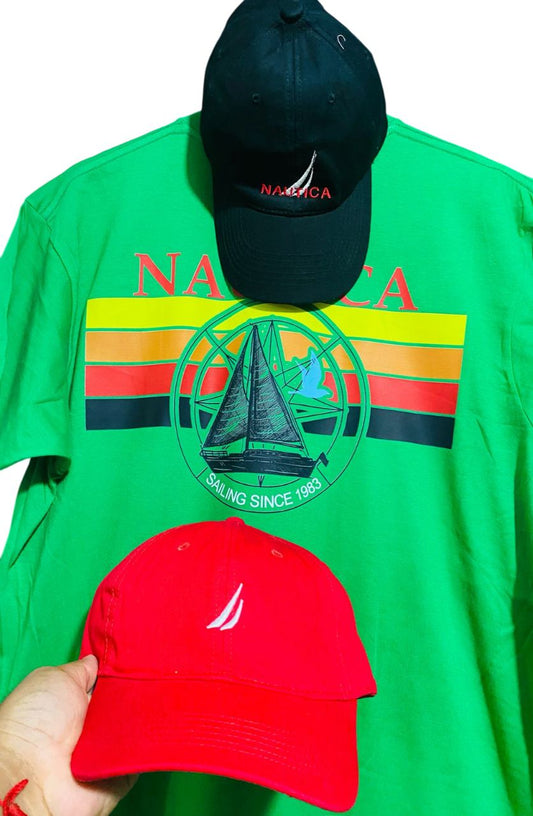 COMBO NAUTICA ⛵ SUETER Y GORRA