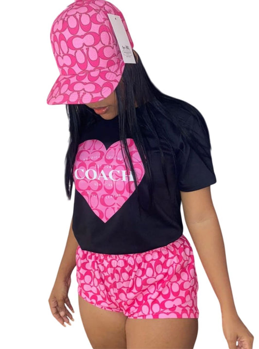 CONJUNTO COACH DE DAMA  👩‍🦰💗GORRA-SUETER-PANTALONETA
