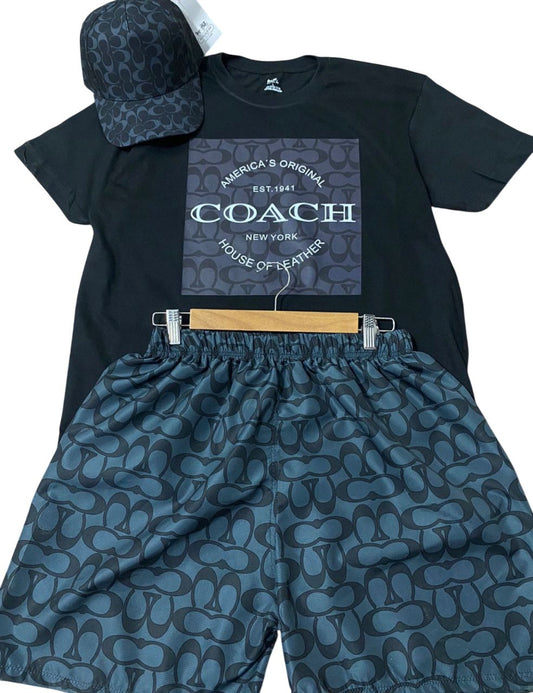 CONJUNTO COACH - GORRA-SUETER-PANTALONETA