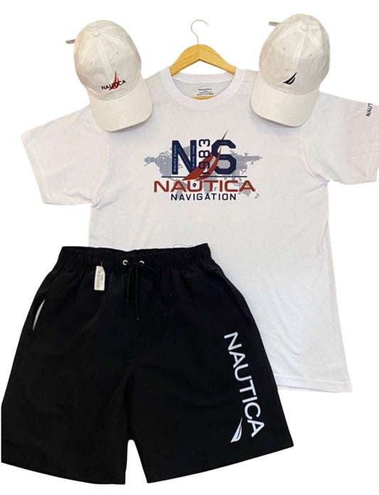 CONJUNTO NAUTICA⛵ GORRA-SUETER-PANTALONETA