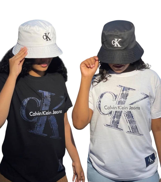 COMBO CALVIN KLEIN JEANS DE DAMA  👩‍🦰GORRO + SUETER